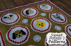 Pattern-005-Farm2-3-300x197 Farm Animal Blanket Crochet Pattern