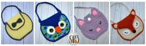 Pattern-005-Handbag2-300x94 Girls Handbag Pattern - Bow, Fox, Owl and Kitten