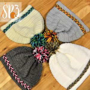 Crochet Pattern for Braided beanie