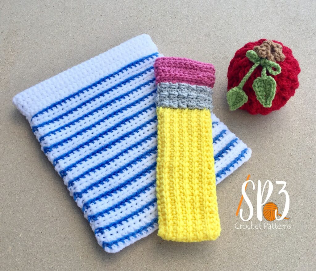 Pattern-003-Teacher1-1024x878 Teachers Take Note - Crochet Gift Set